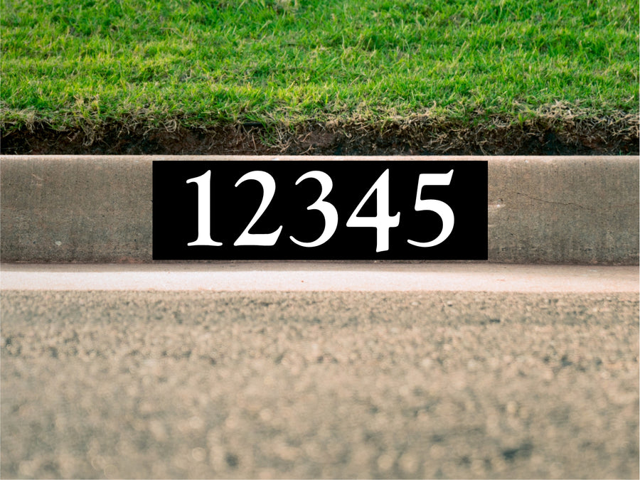 Black Curb Number-Goudy