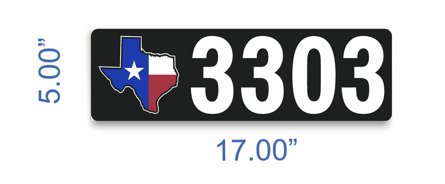 Texas Curb Number