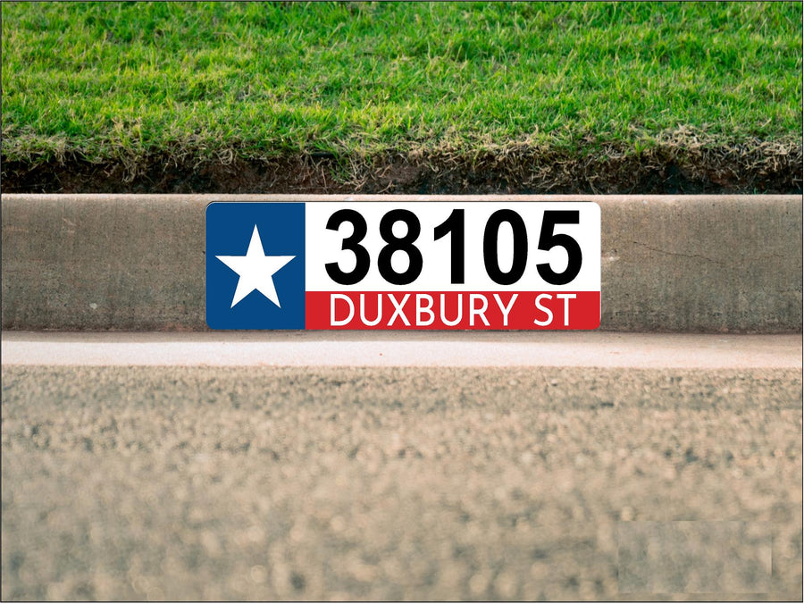 Texas Curb Number